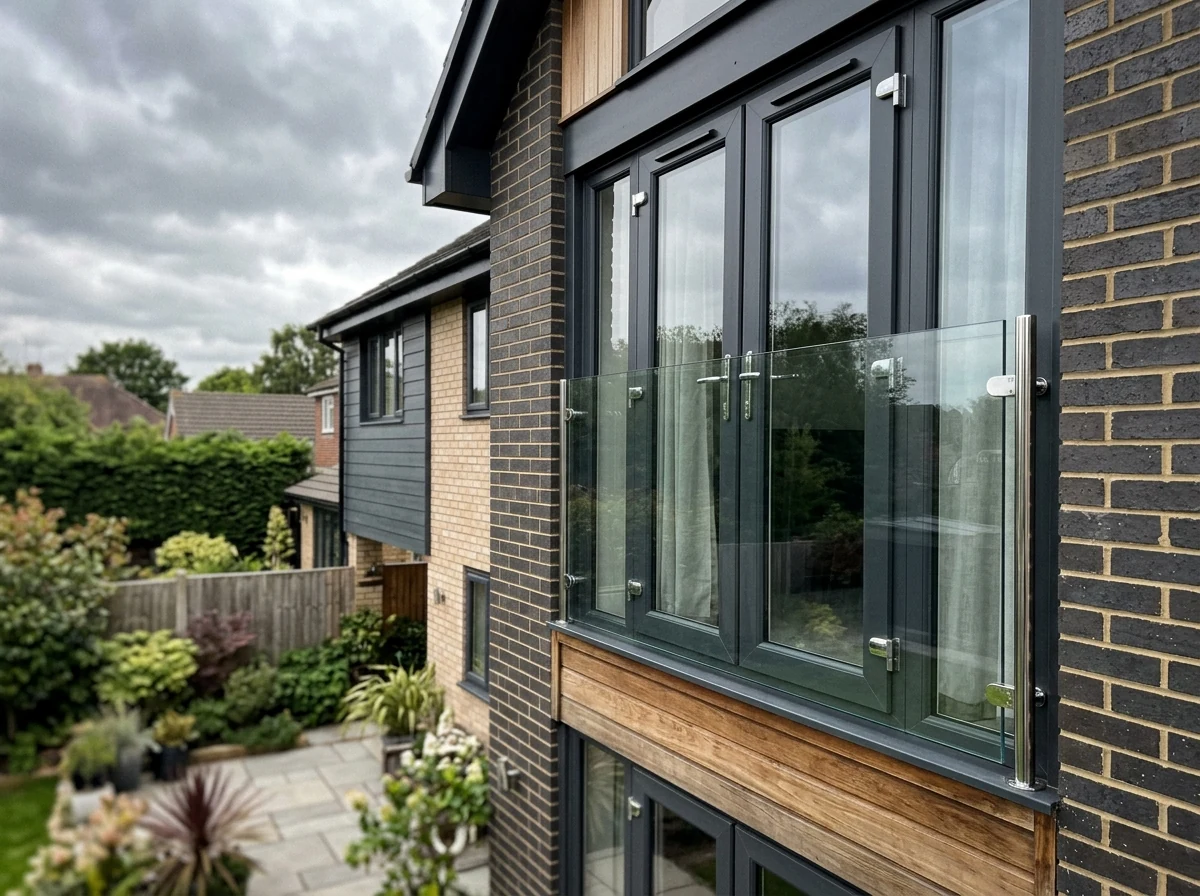 Glass railing cost examples for Chelmsford homes
